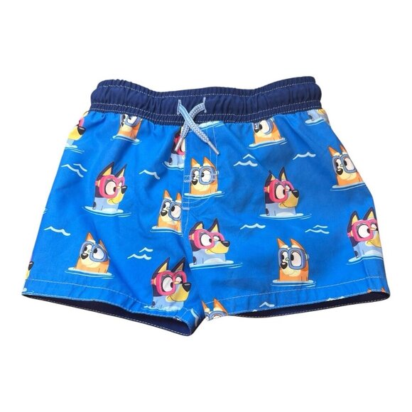 Carter’s 2-piece Bluey Rashguard & Swim Trunk Set Size 3T Long Sleeves UPF 50+ - Picture 3 of 10